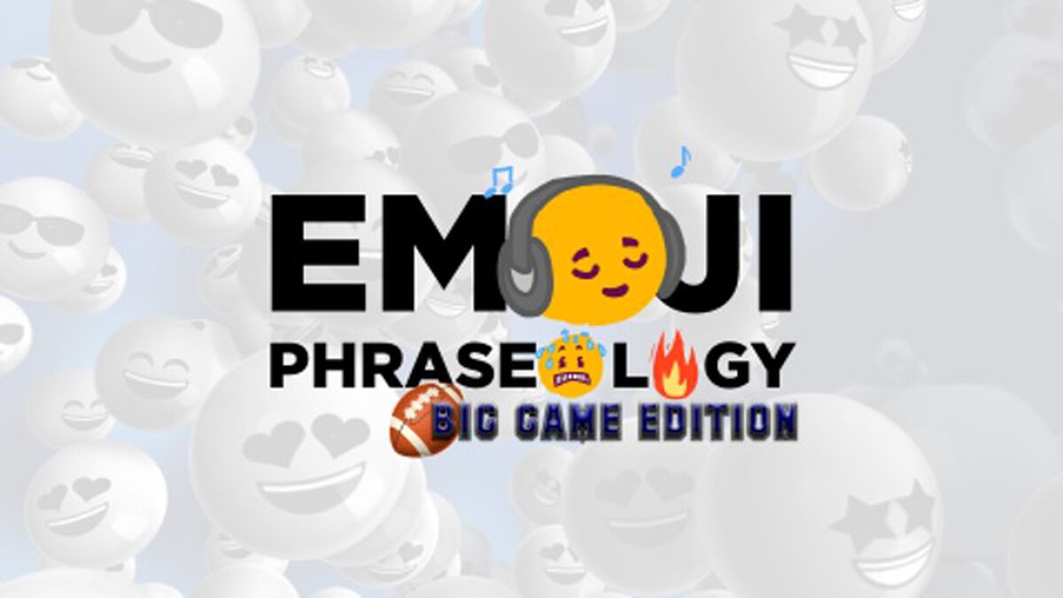 Emoji Phraseology - Big Game Edition image number null